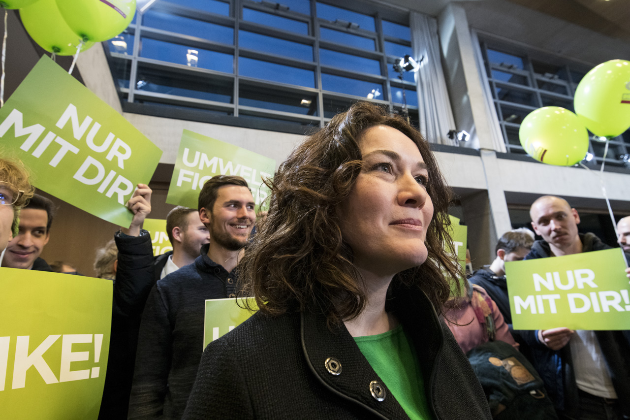 25.02.2018, Innsbruck: Ingrid Felipe im Landhaus nach der Landtagswahl.