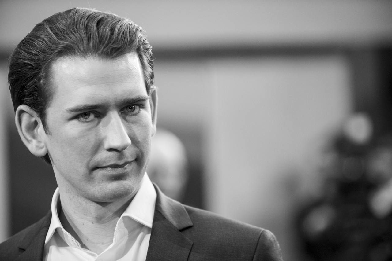 25.02.2018, Innsbruck: Bundeskanzler Sebastian Kurz im Landhaus nach der Wahl.