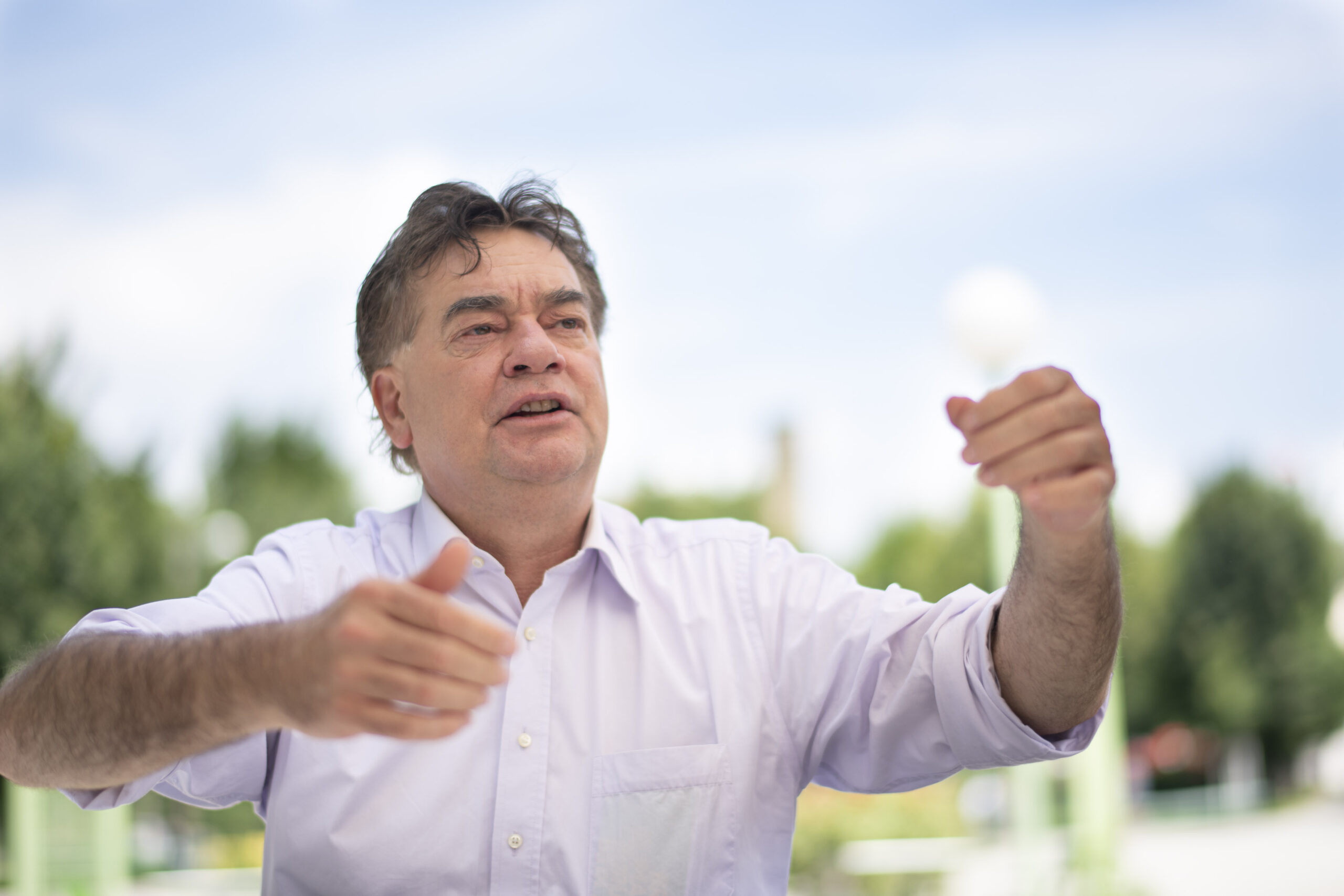 19.07.2019, Wien: Werner Kogler, Spitzenkandidat  von den Grünen