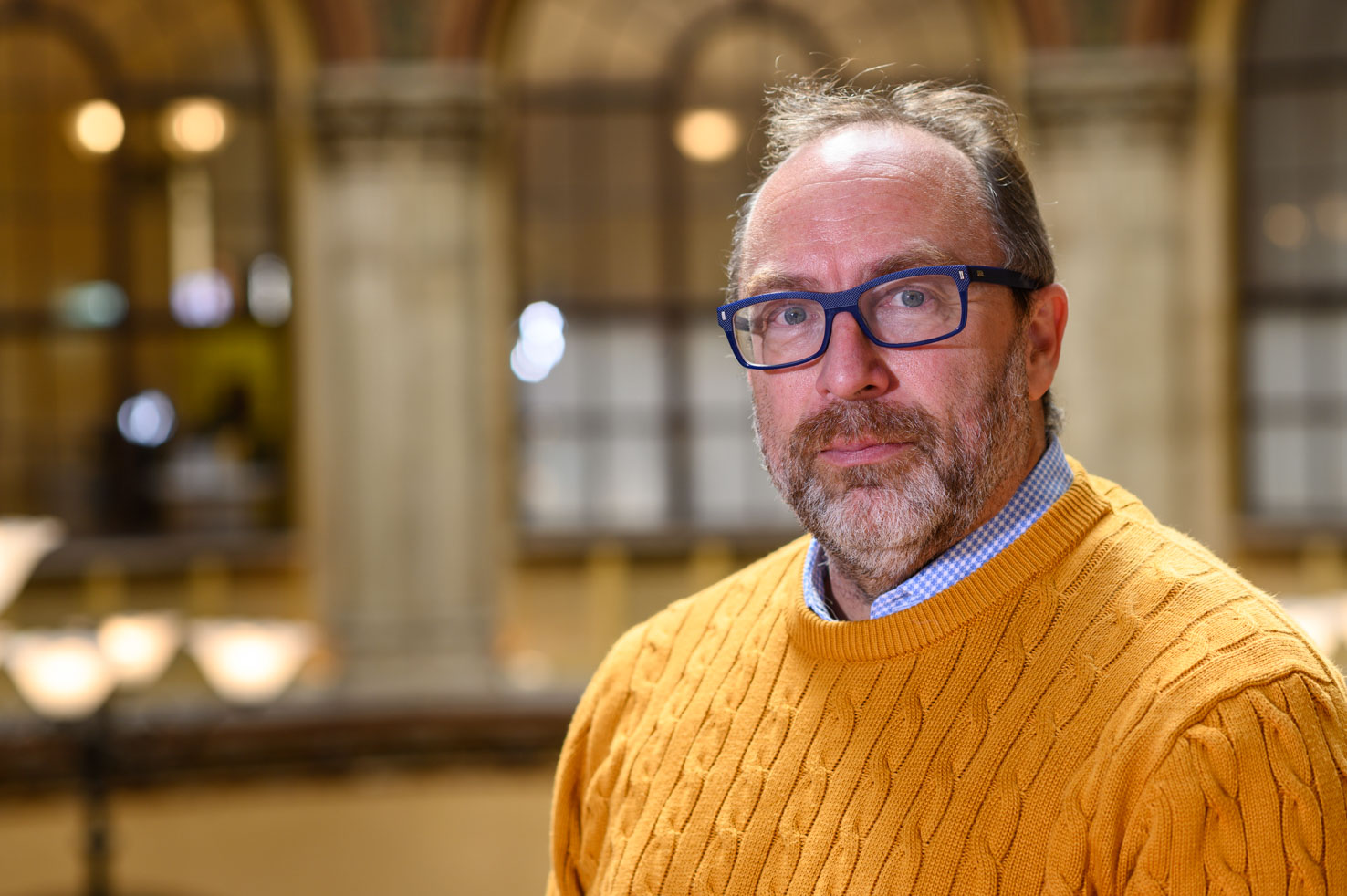 Jimmy Wales, Wikipedia Gründer im Palais Ferstel.